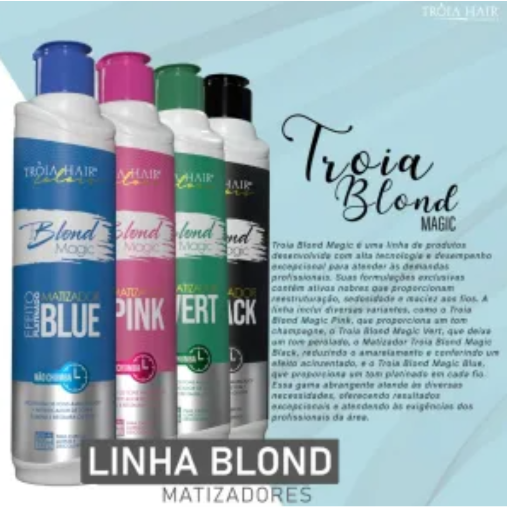 Blond Magic Blue Efeito Platinado - Máscara Matizadora 500ml