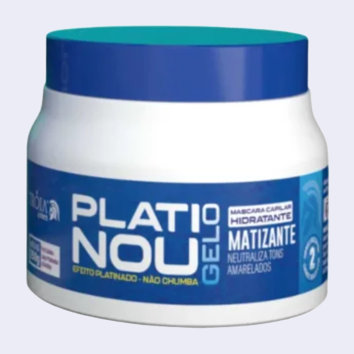 Mascara Platinou Gelo - Efeito Nevou para Cabelos Platinados 250g