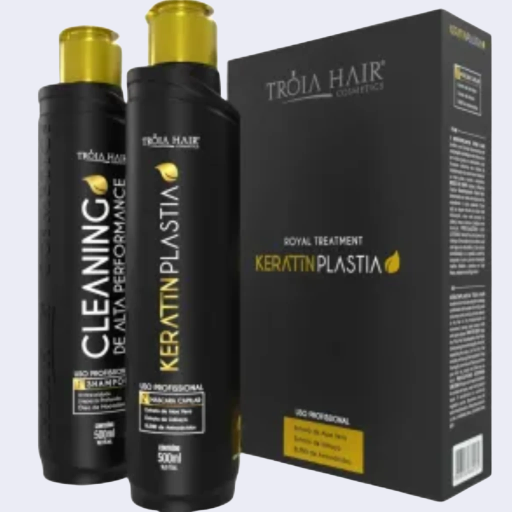 kit KeratinPlastia Máscara Organic Em Gel De Alta Performance 