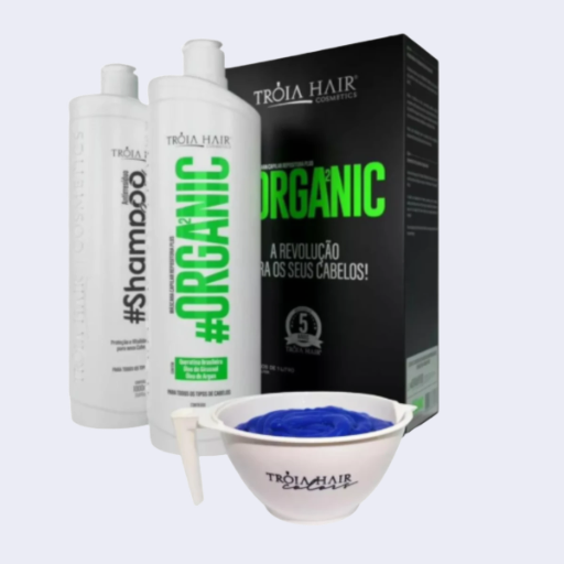 Kit Organic Troia Hair 2x1000ml Selagem Inteligente Livre de Formol