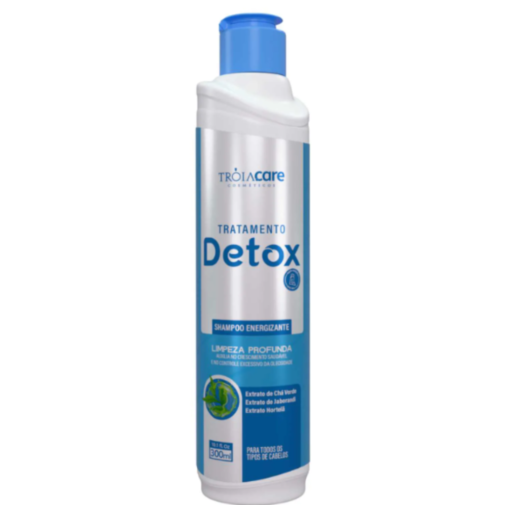 Detox Shampoo Energizante 300ml - Troia Care