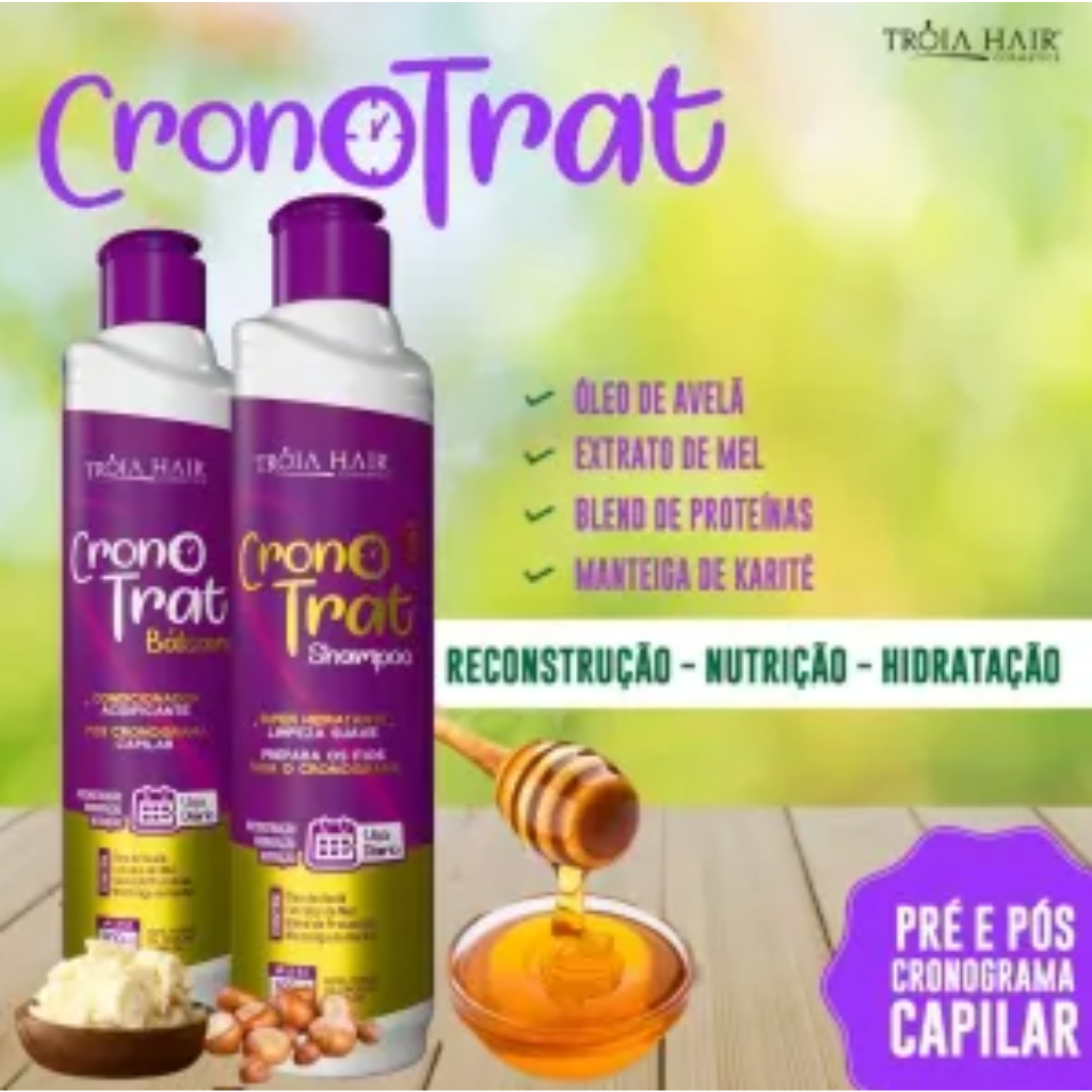 Kit Bálsamo Cronotrat 300ml - Qatar Hair