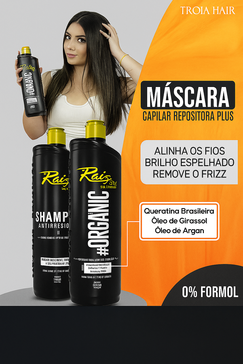 Shampoo Antirresíduos 1L - Raiz line