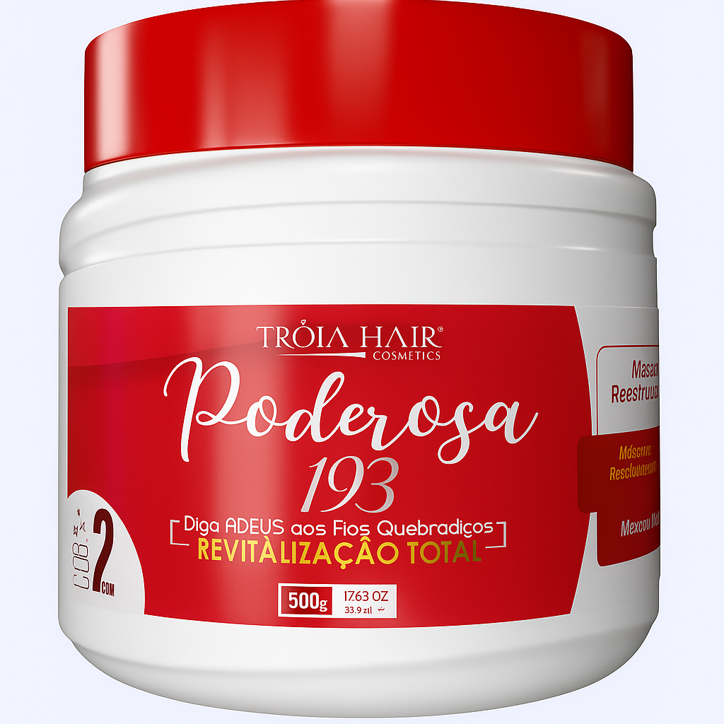 Máscara Pós Quimica 1.9.3 Poderosa 500g - Troia Hair