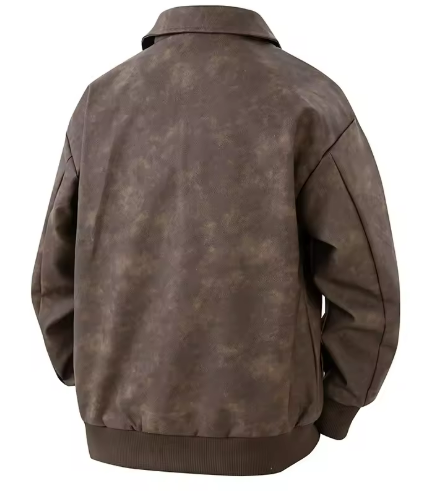Men's Brown Leather Jacket