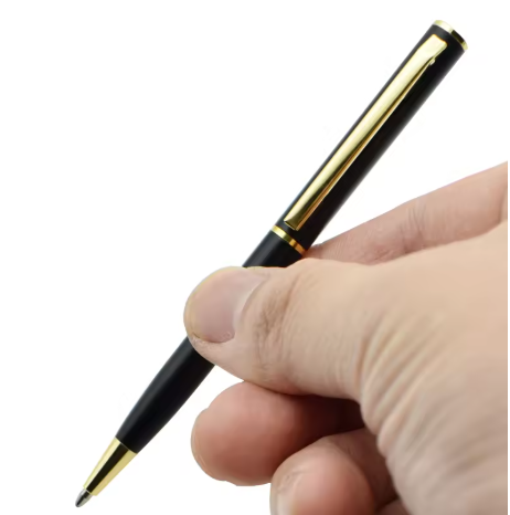 Elegant Black and Gold Pen
