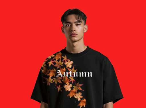 AUTUMN LEAVES OVERSIZED TSHIRT + SOUL GRAPHIC OVERSIZED T- SHIRT
