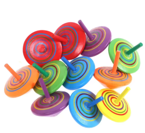 Colorful Spinning Tops
