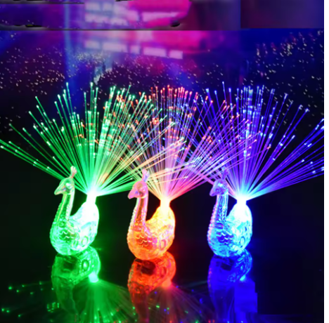 LED Fiber Optic Peacock Lights