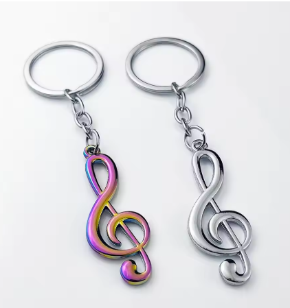 Music Note Keychains