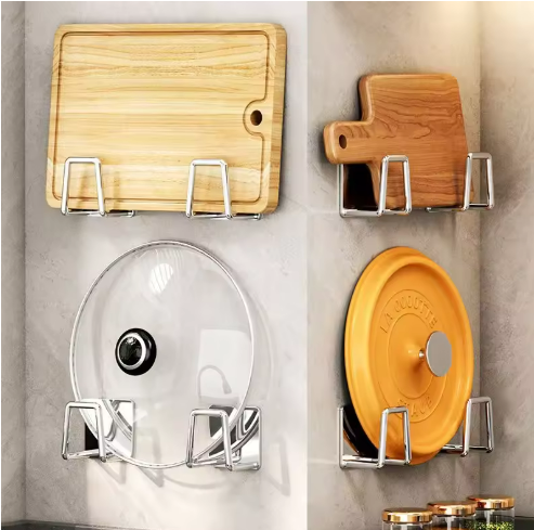 Wall-Mounted Kitchen Rack Set