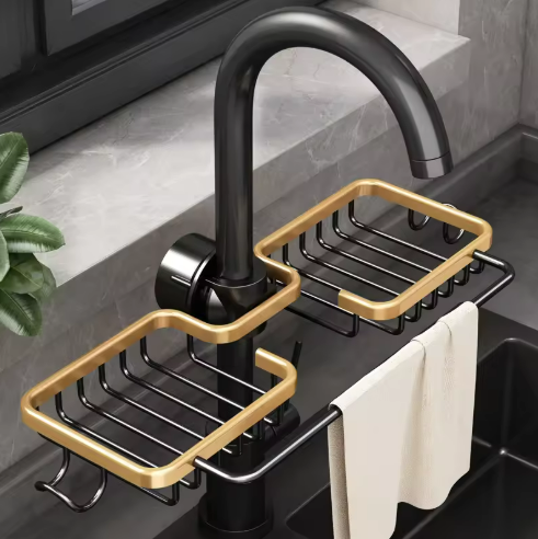 Dual Sink Caddy Rack
