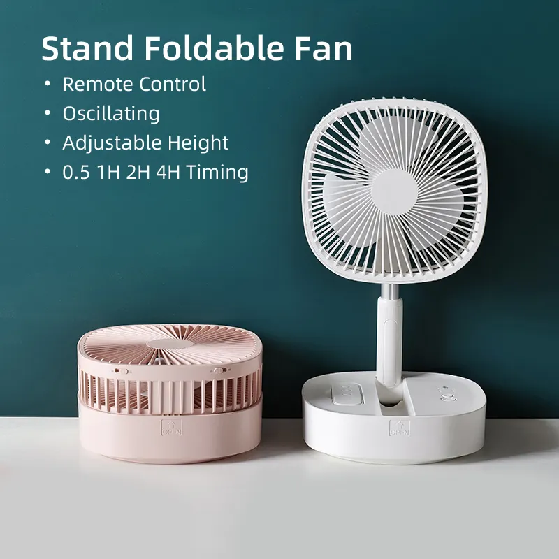 Portable Rechargeable Air Circulation Foldable Fan
