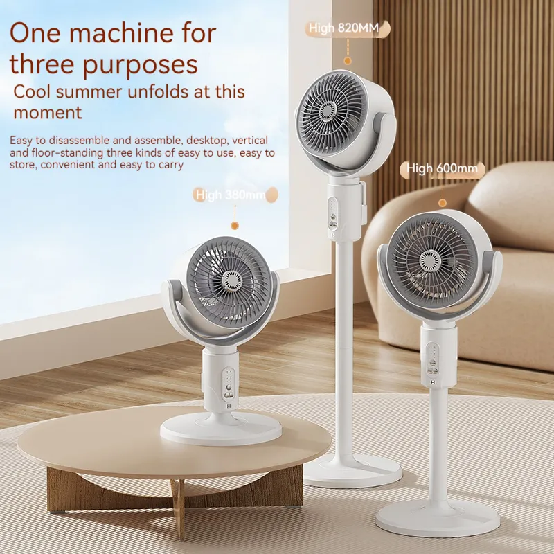 2024 Neuer Akku-Luftzirkulator mit Fernbedienung und faltbarem Design