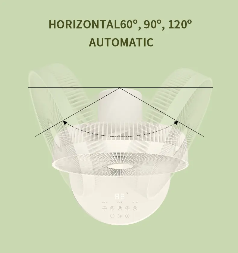 14 Zoll DC Akku-Betrieb Fernbedienung Standventilator