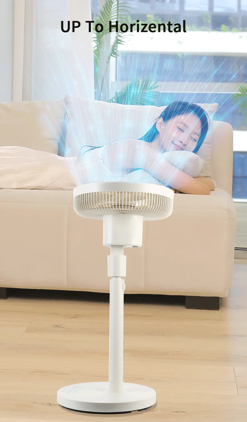 14 Inch DC Battery-Powered Remote-Controlled Cooling Stand Fan