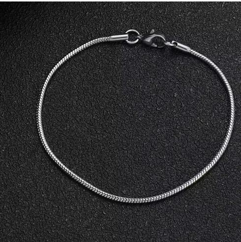 Silver Snake Chain Bracelet