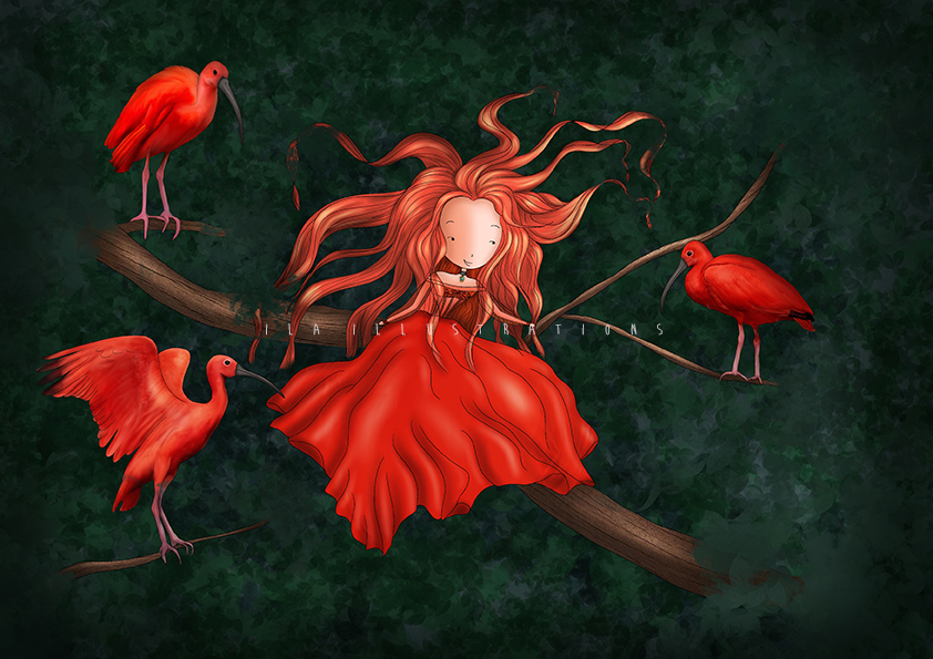 027 - Red ibis 