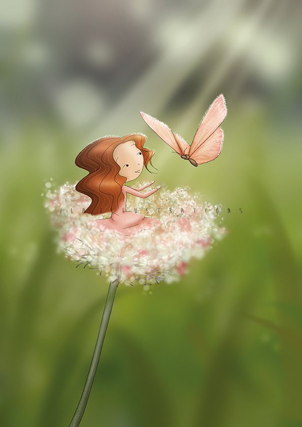 257 - Pink butterfly 