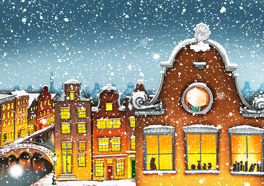 218 - Snowy Amsterdam