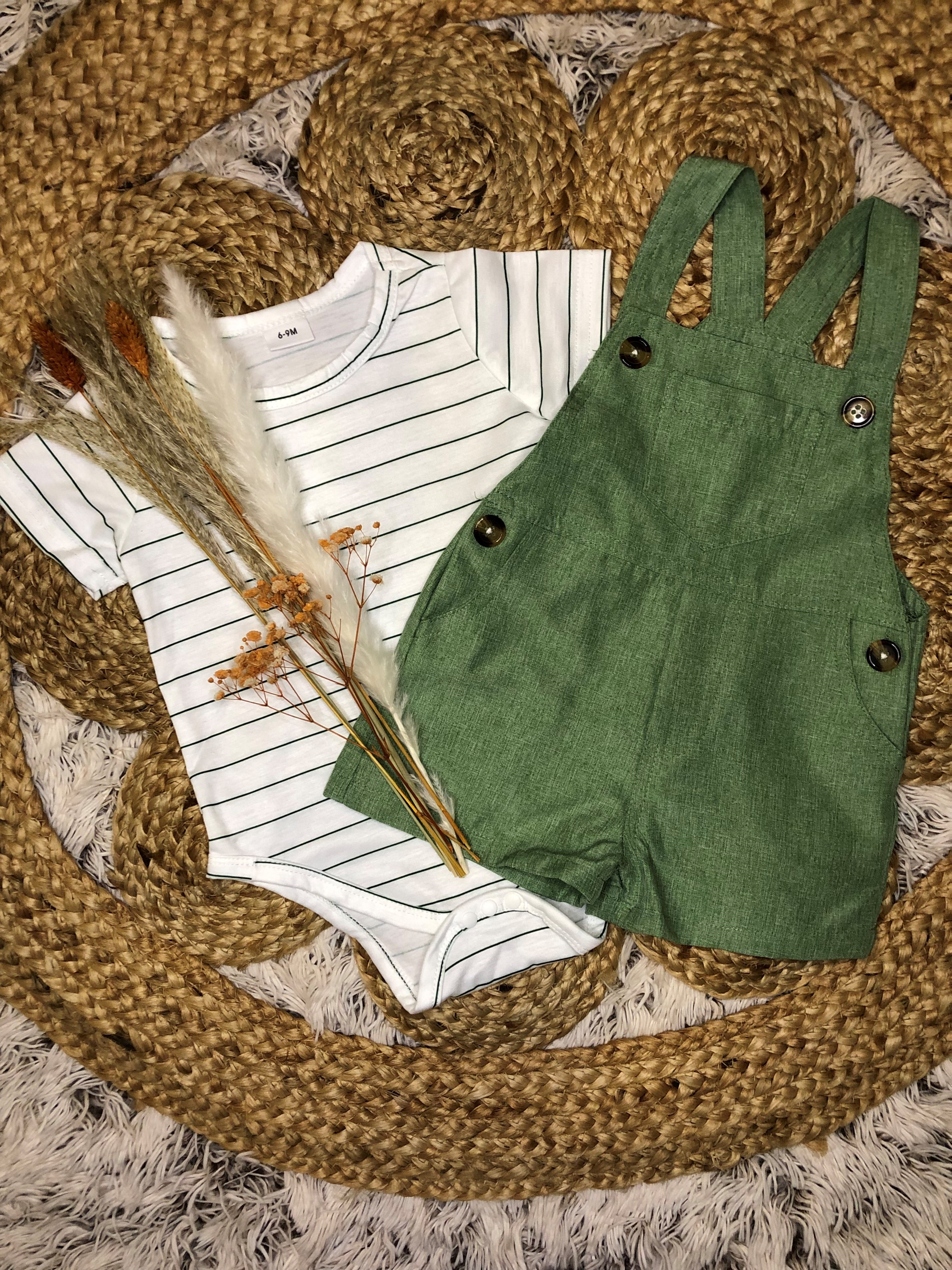 Ensemble salopette avec son bodie