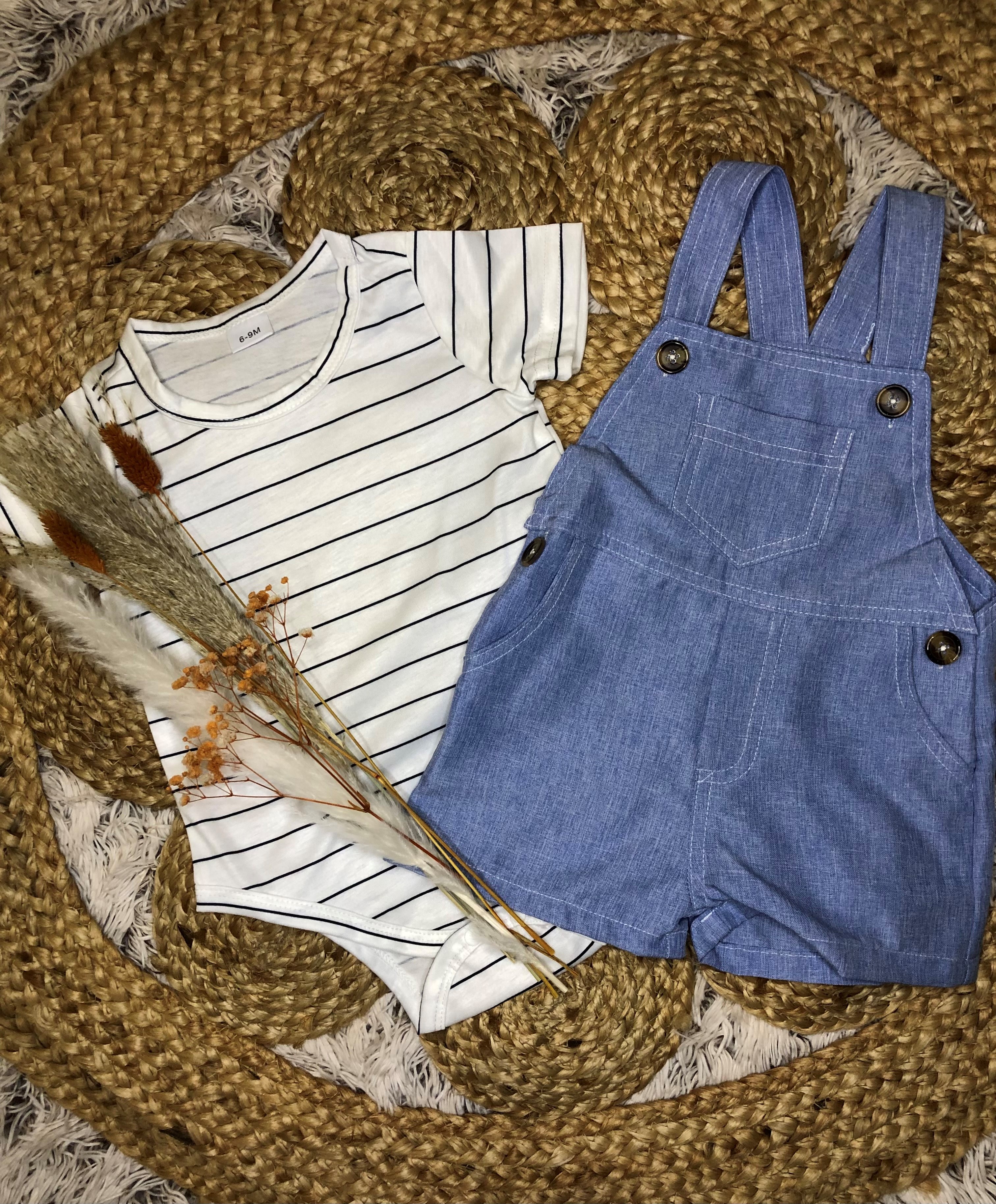 Ensemble salopette avec son bodie