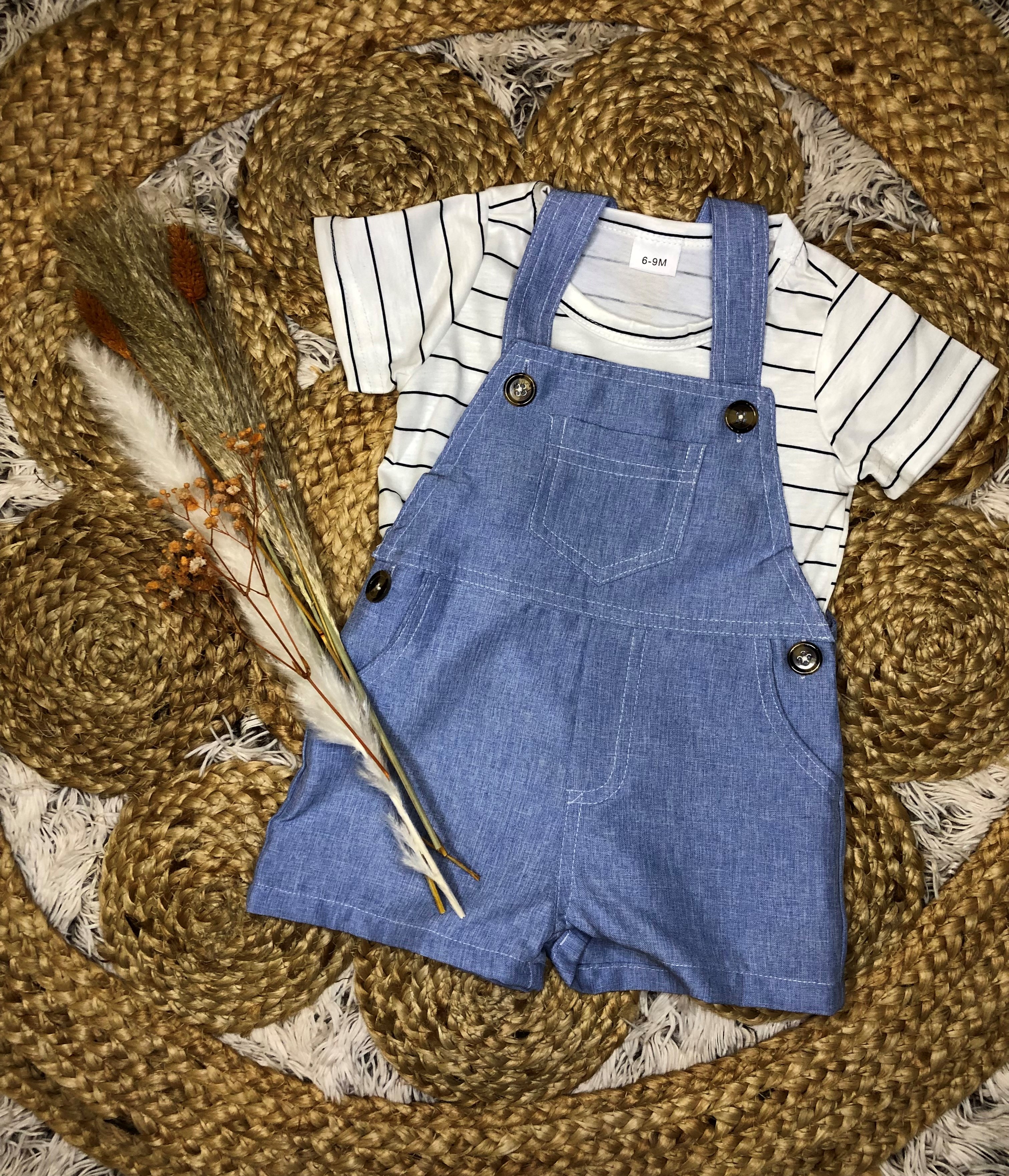 Ensemble salopette avec son bodie