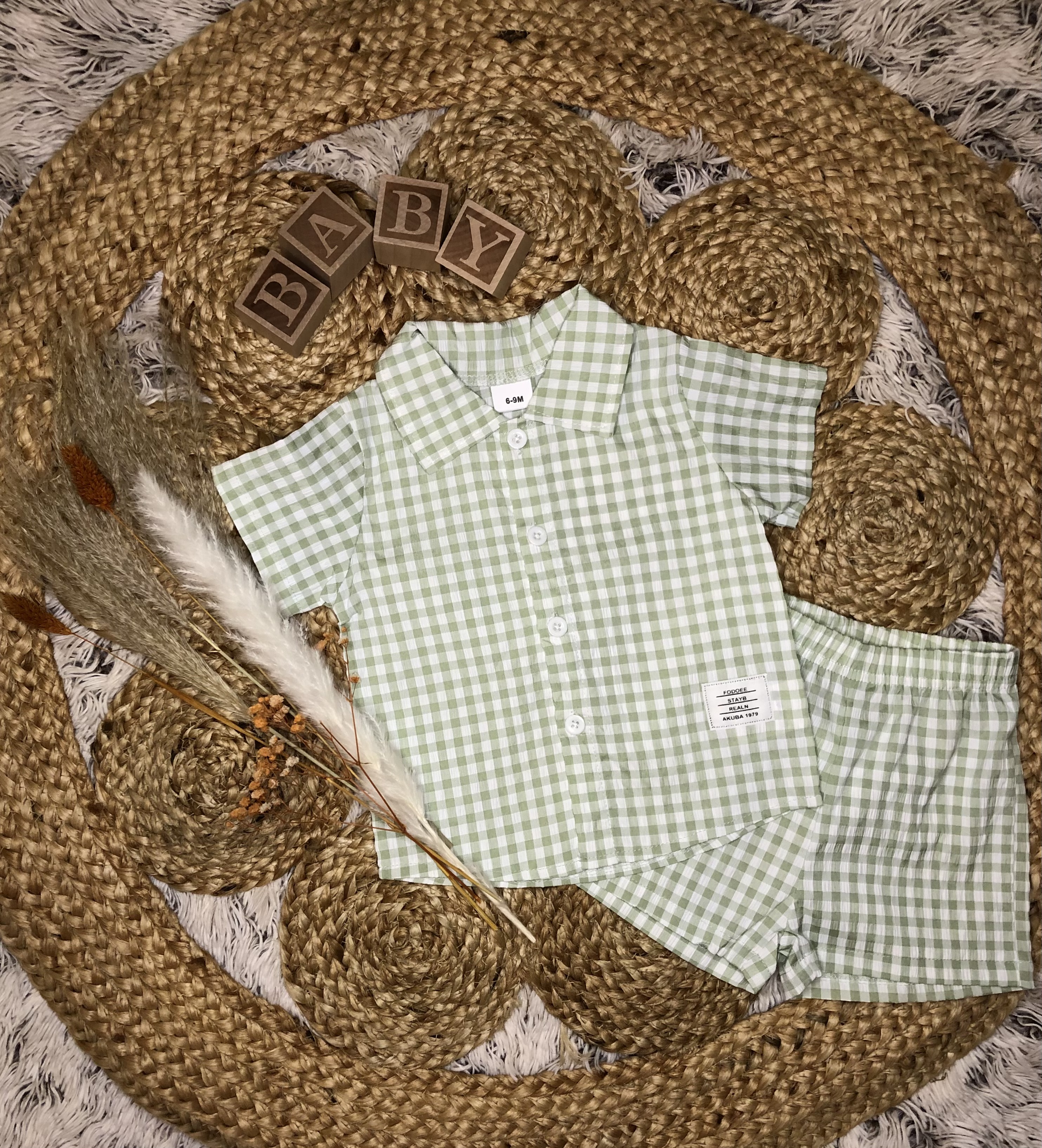 Ensemble garçon Vichy