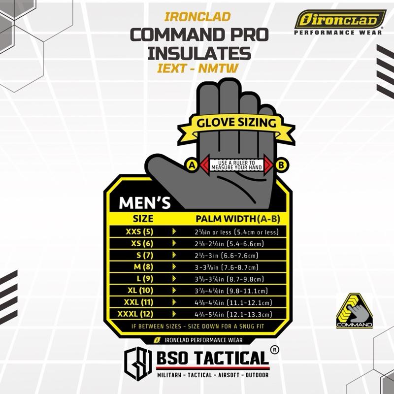 Sarung Tangan Ironclad Command PRO Insulated Neoprene Touch Glove Waterproof - IEX NMTW