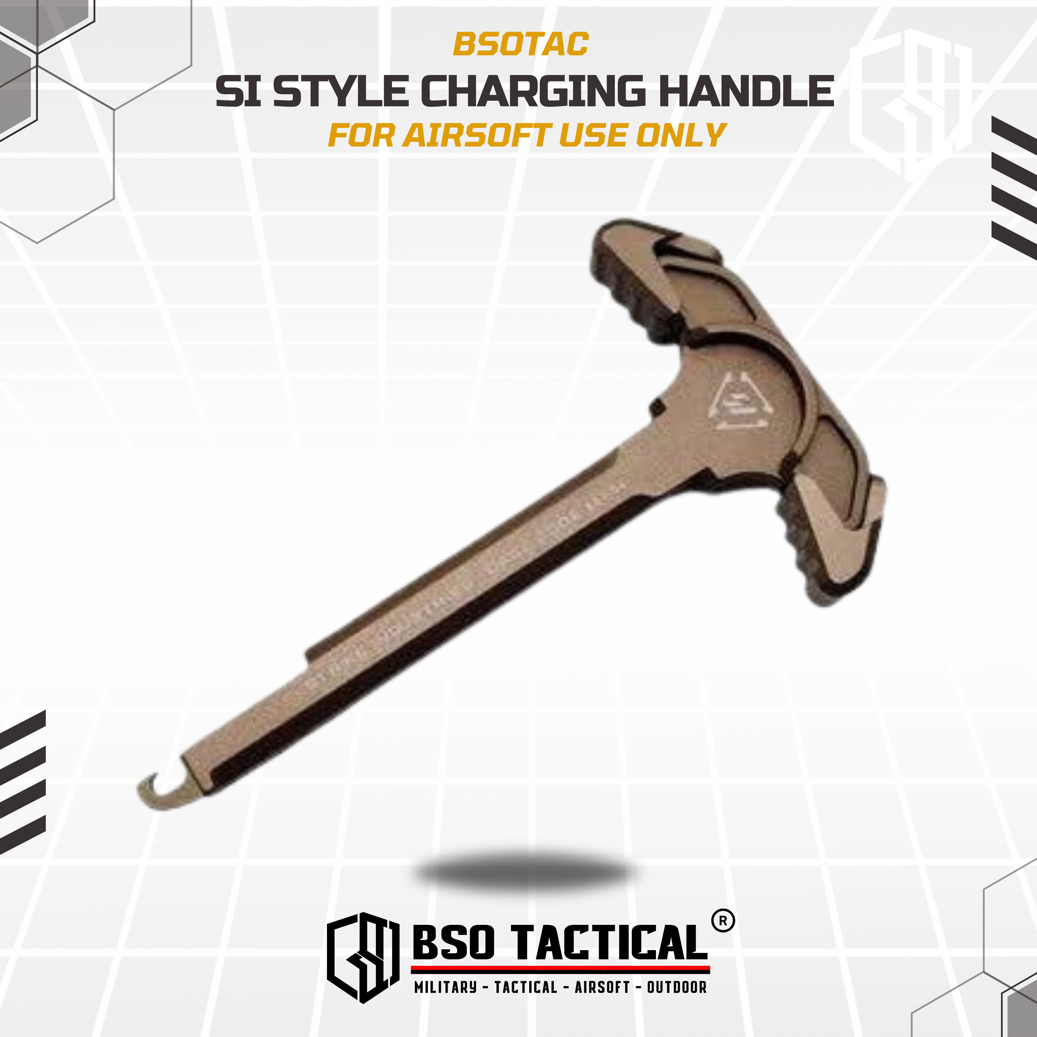 SI Style Charging Handle CNC for Airsoft