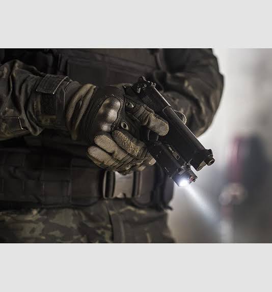 Senter SBAL PL Style Tactical LED Flashligh Laser