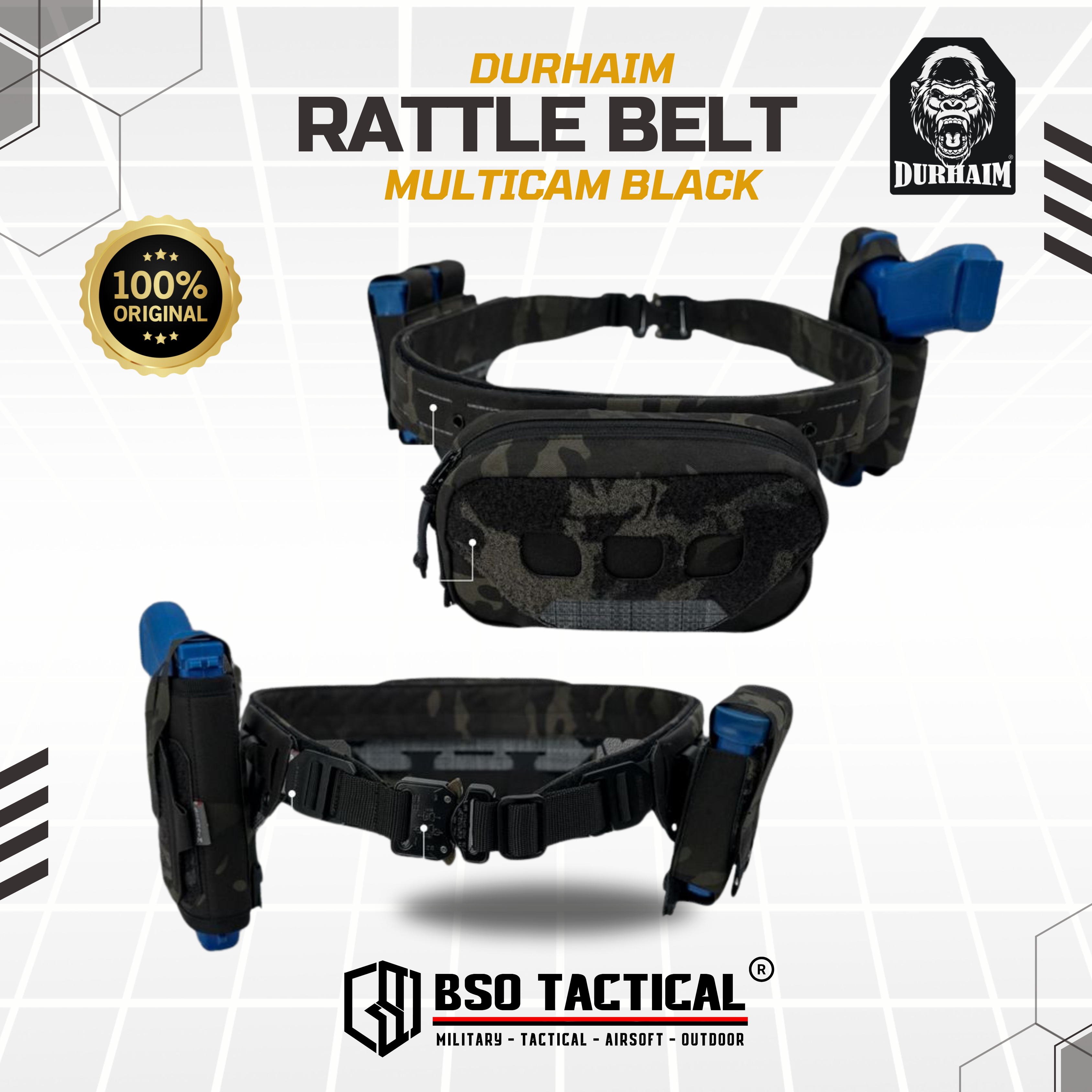 Durhaim Rattle Belt Tactical Series