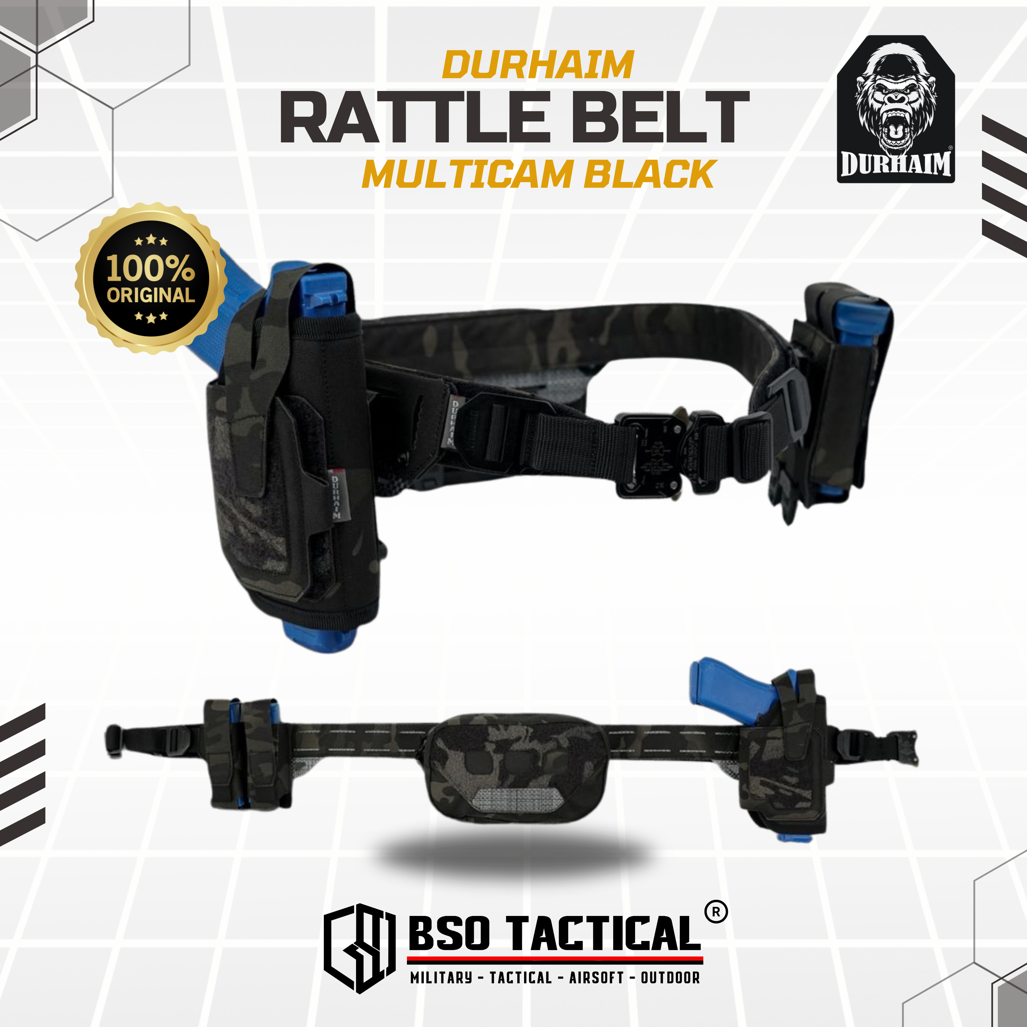 Durhaim Rattle Belt Tactical Series