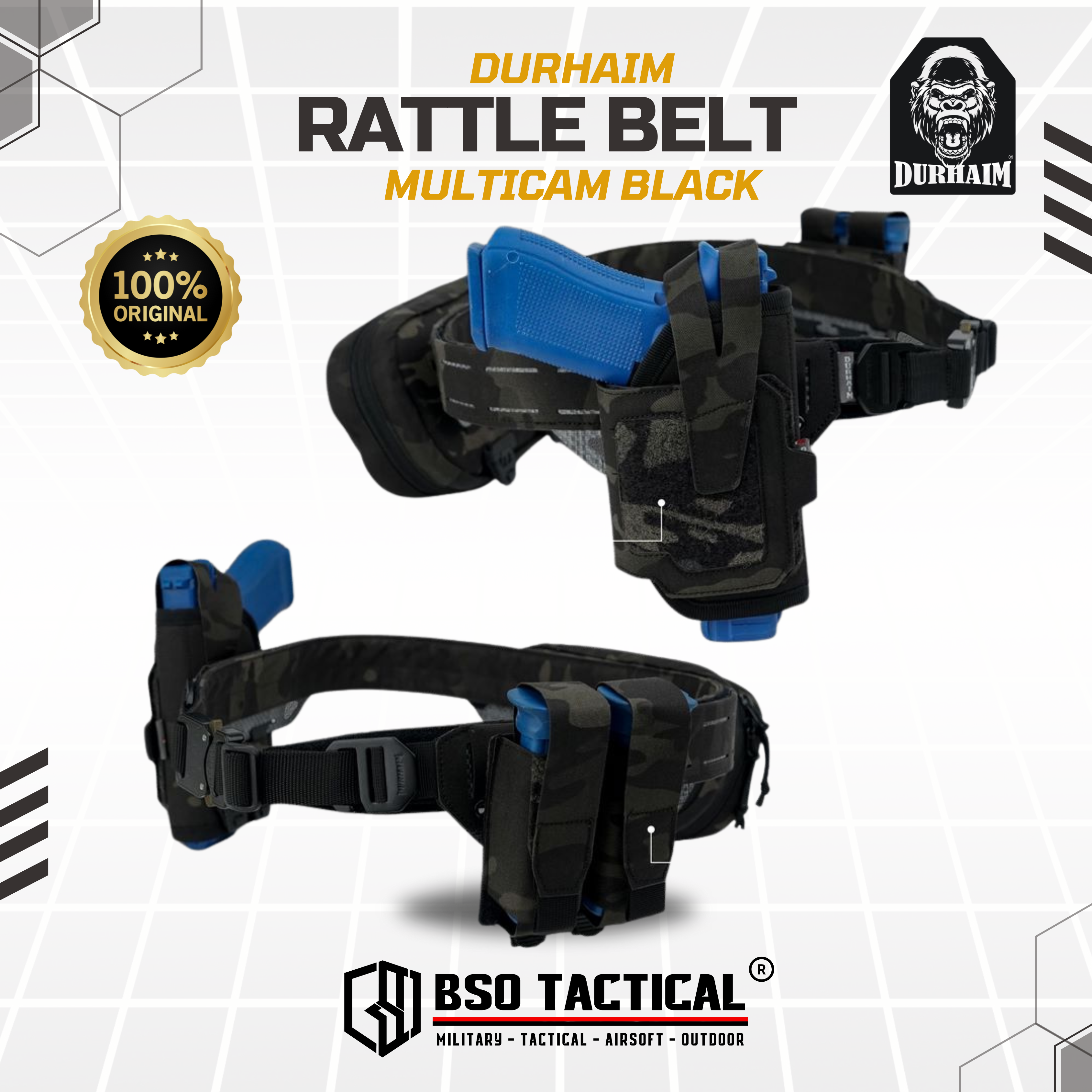 Durhaim Rattle Belt Tactical Series
