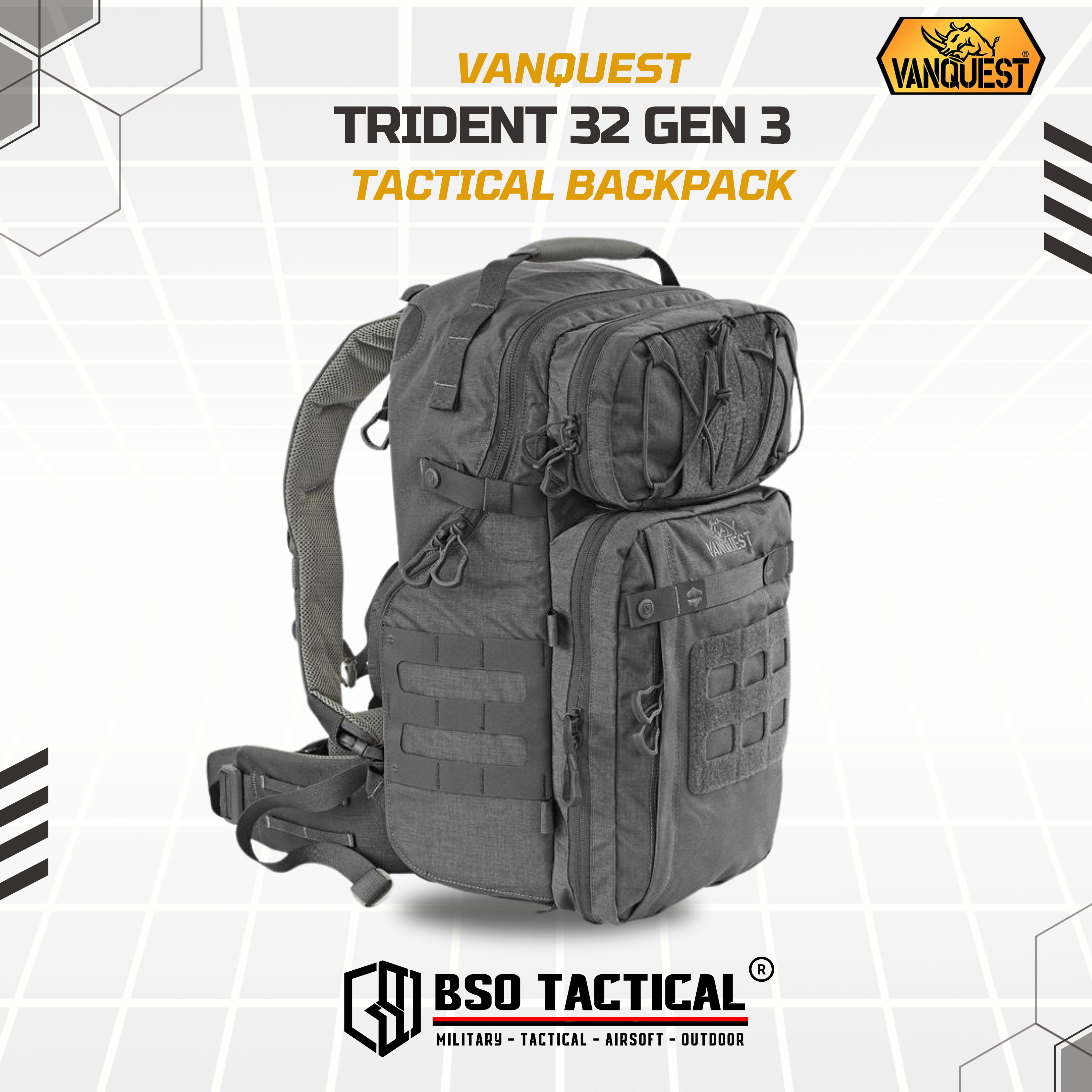 Vanquest Trident 32 Gen 3 Tactical Outdoor Backpack