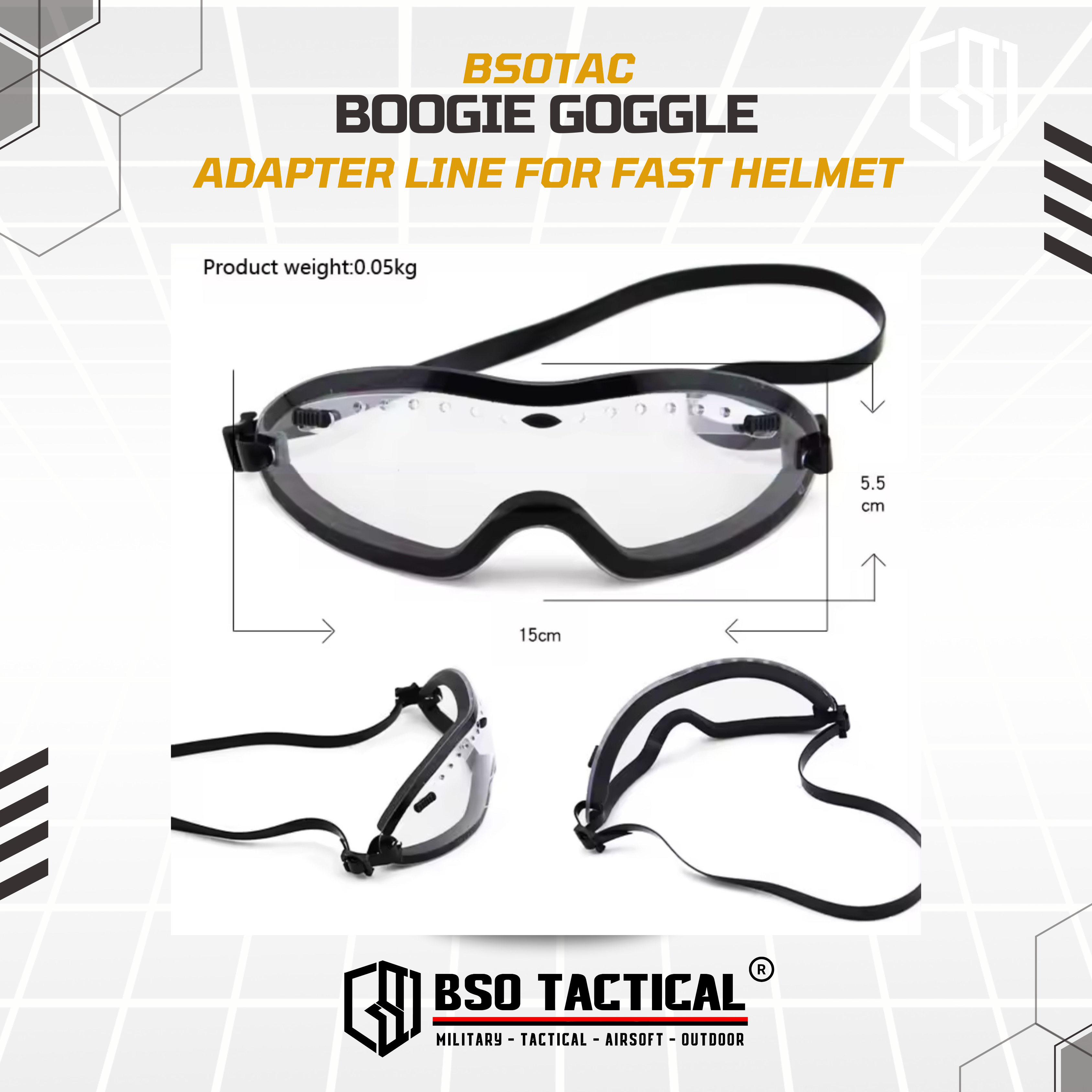 Boogie Tactical Outdoor Goggle Windproof