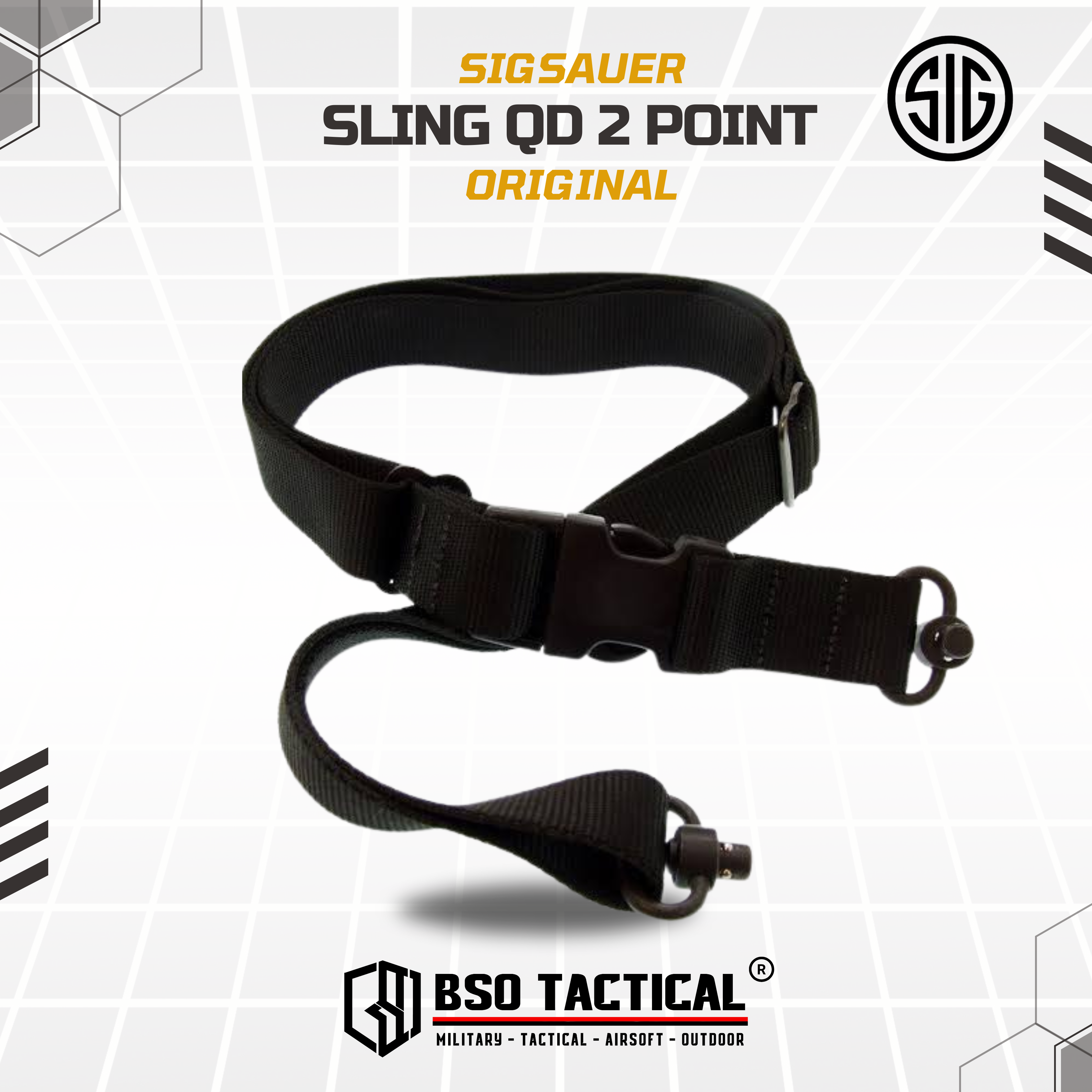 Sig Sauer Tactical Sling QD 2 Point - Black