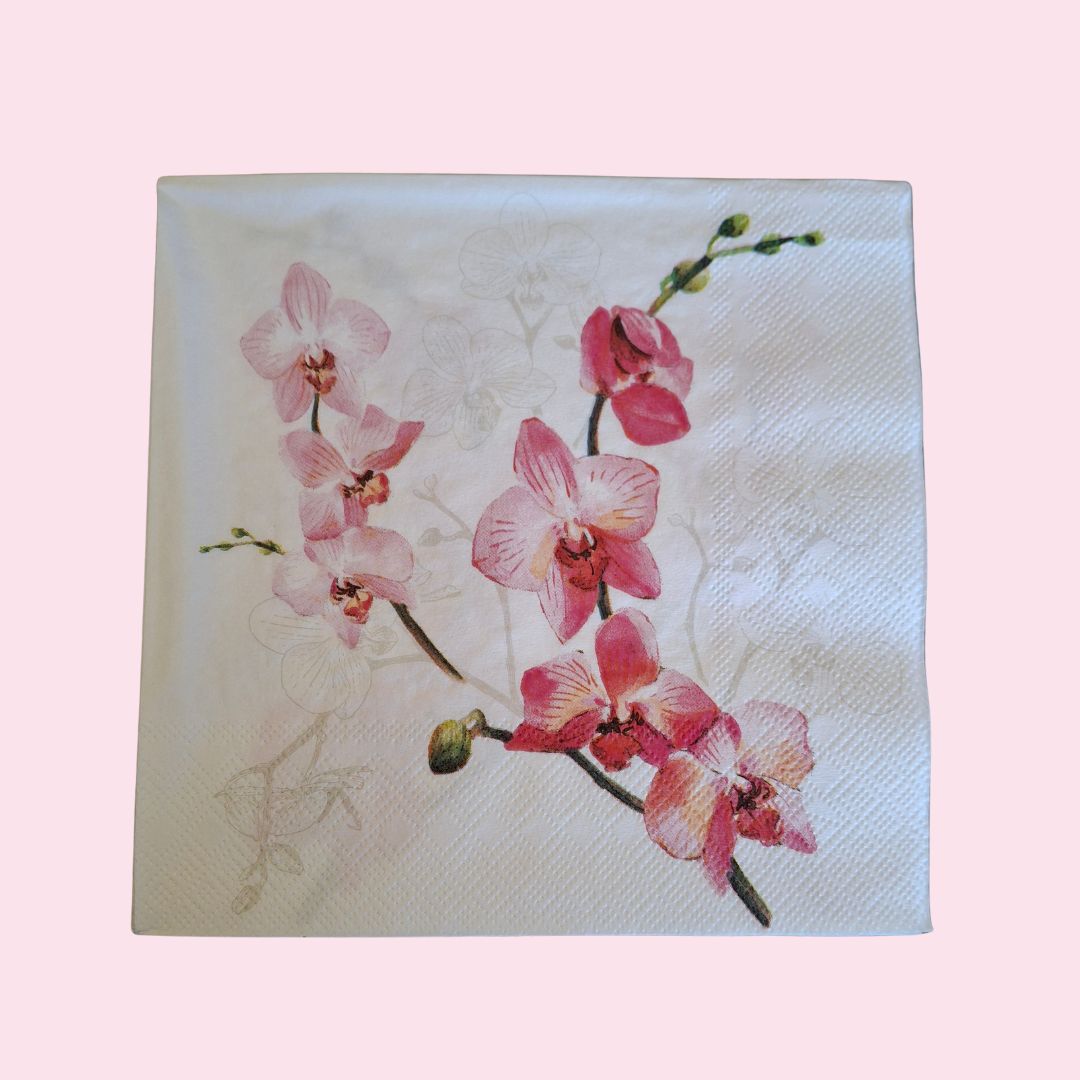 Servetten orchidee