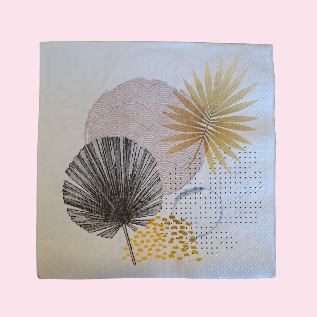 Servetten modern blad