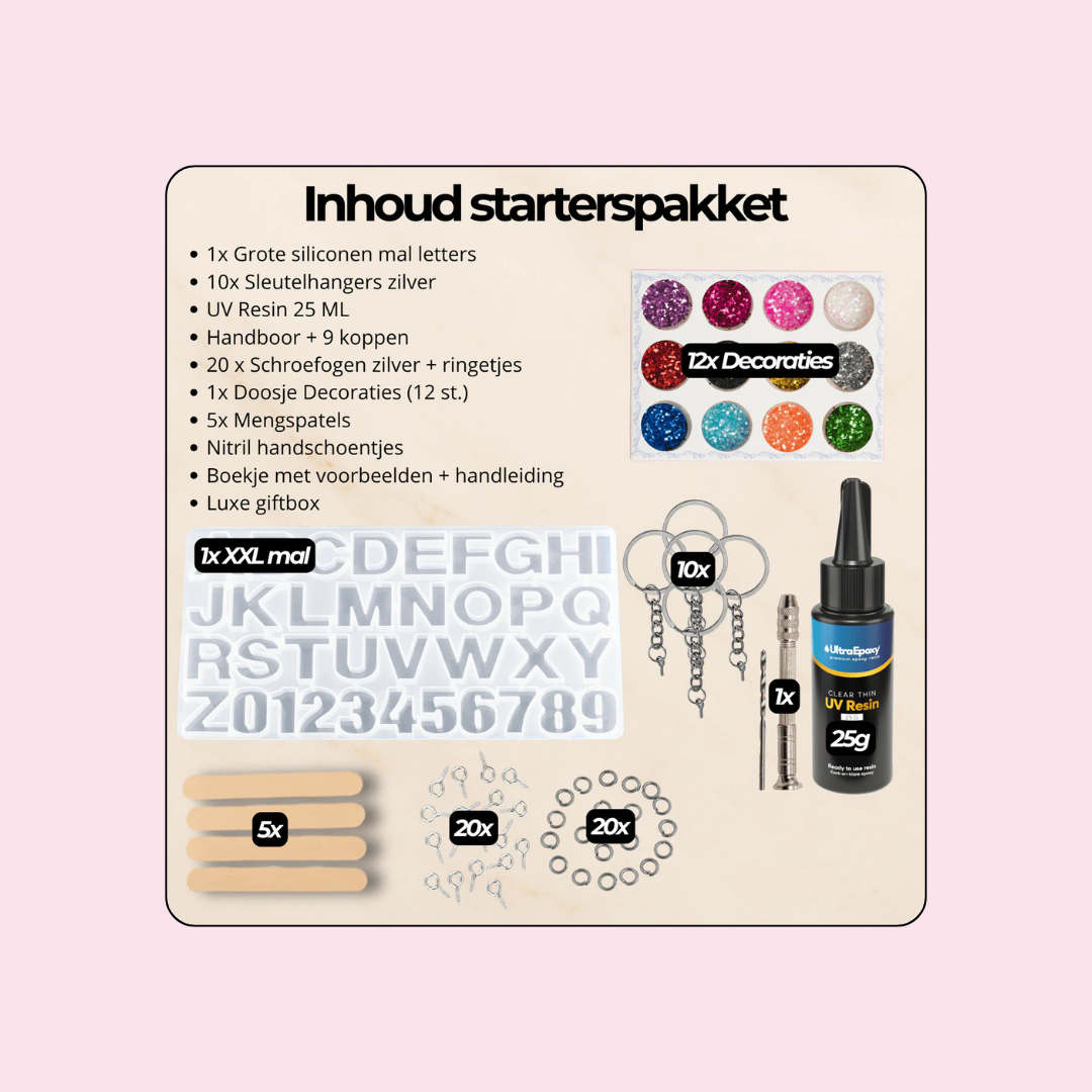 Starterspakket sleutelhangers