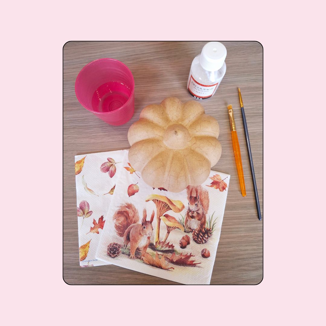 Herfstdecoratie pompoenen