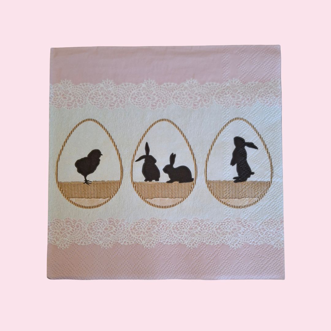 Servetten paaseieren