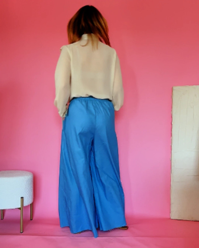 Spodnie Szeroka nogawka Oversize 