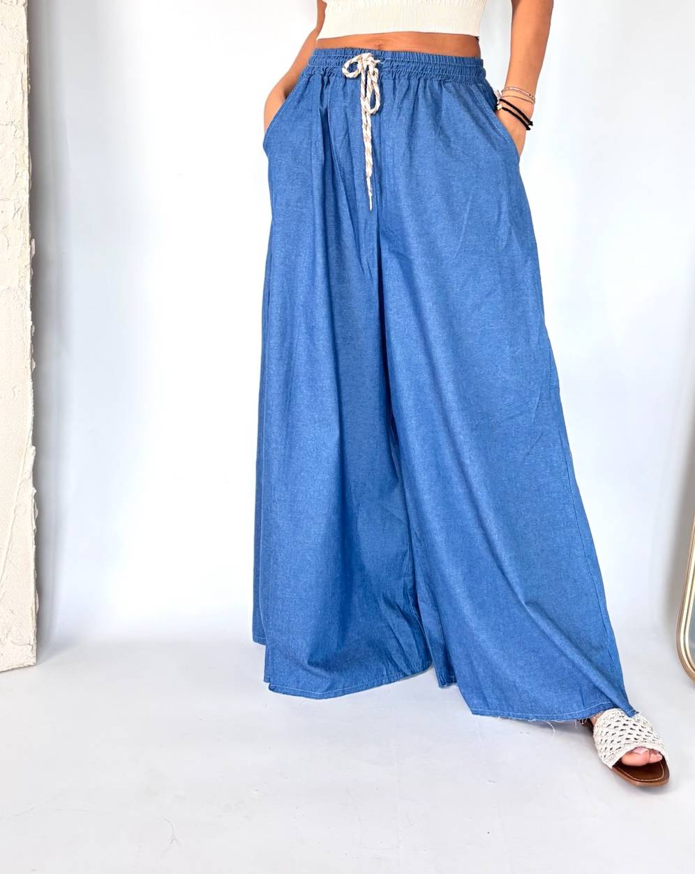 Spodnie Szeroka nogawka Oversize