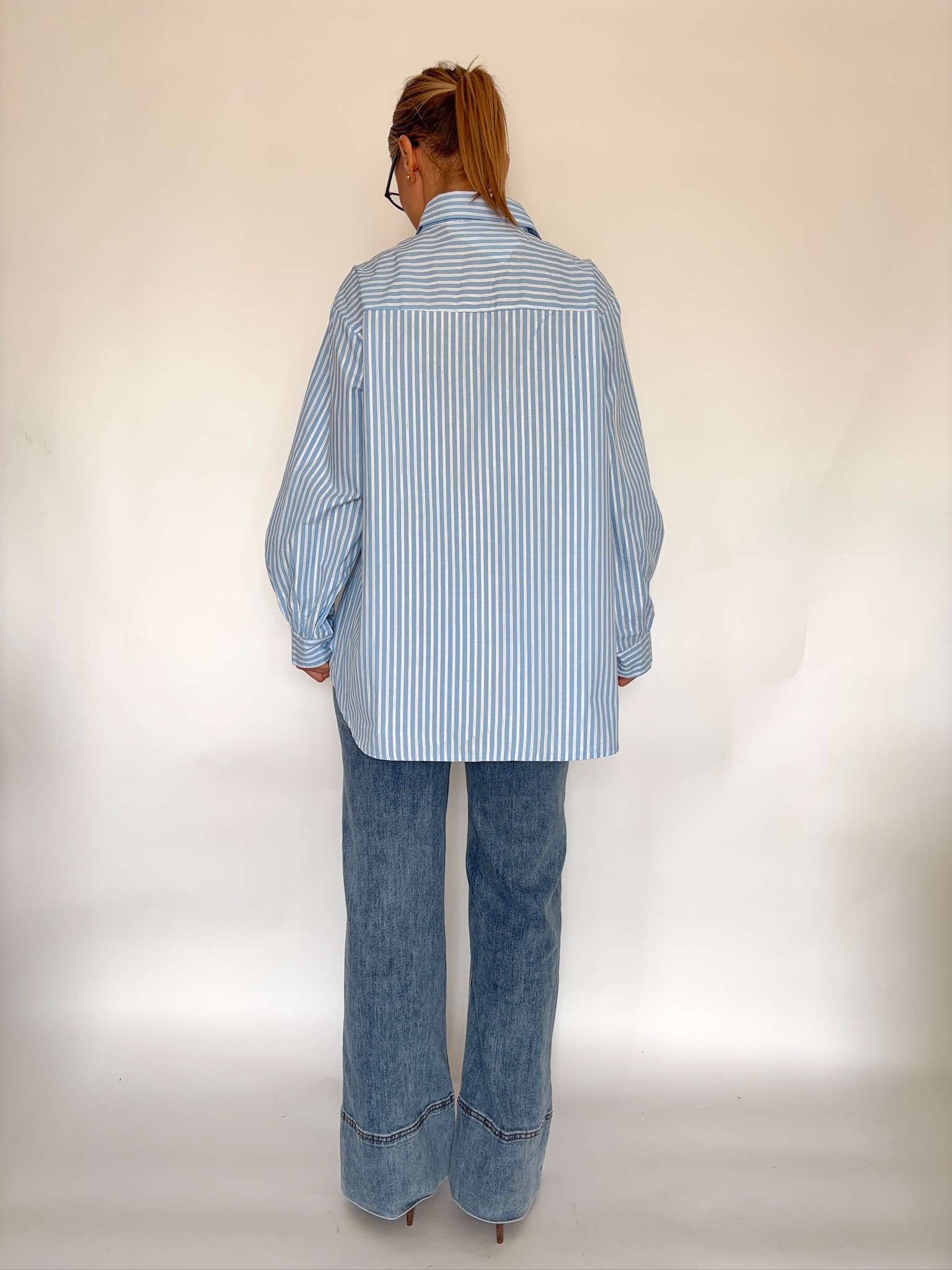 Koszula z Broszką oversize