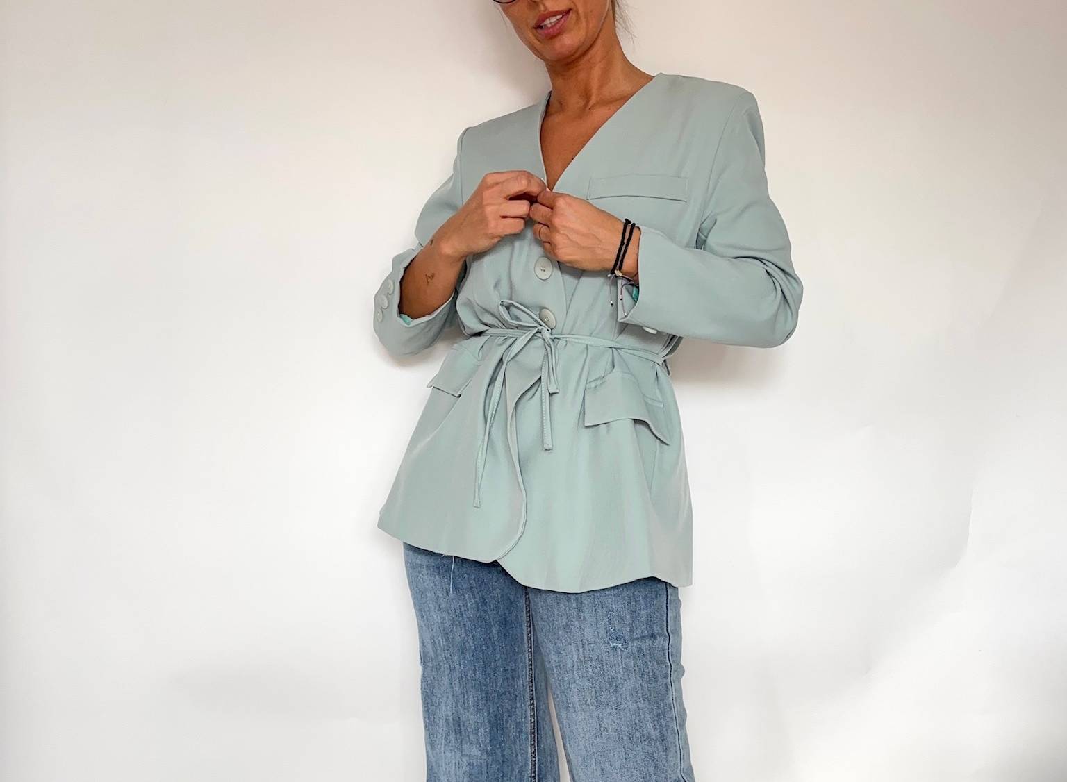 Marynarka kolor miętowy