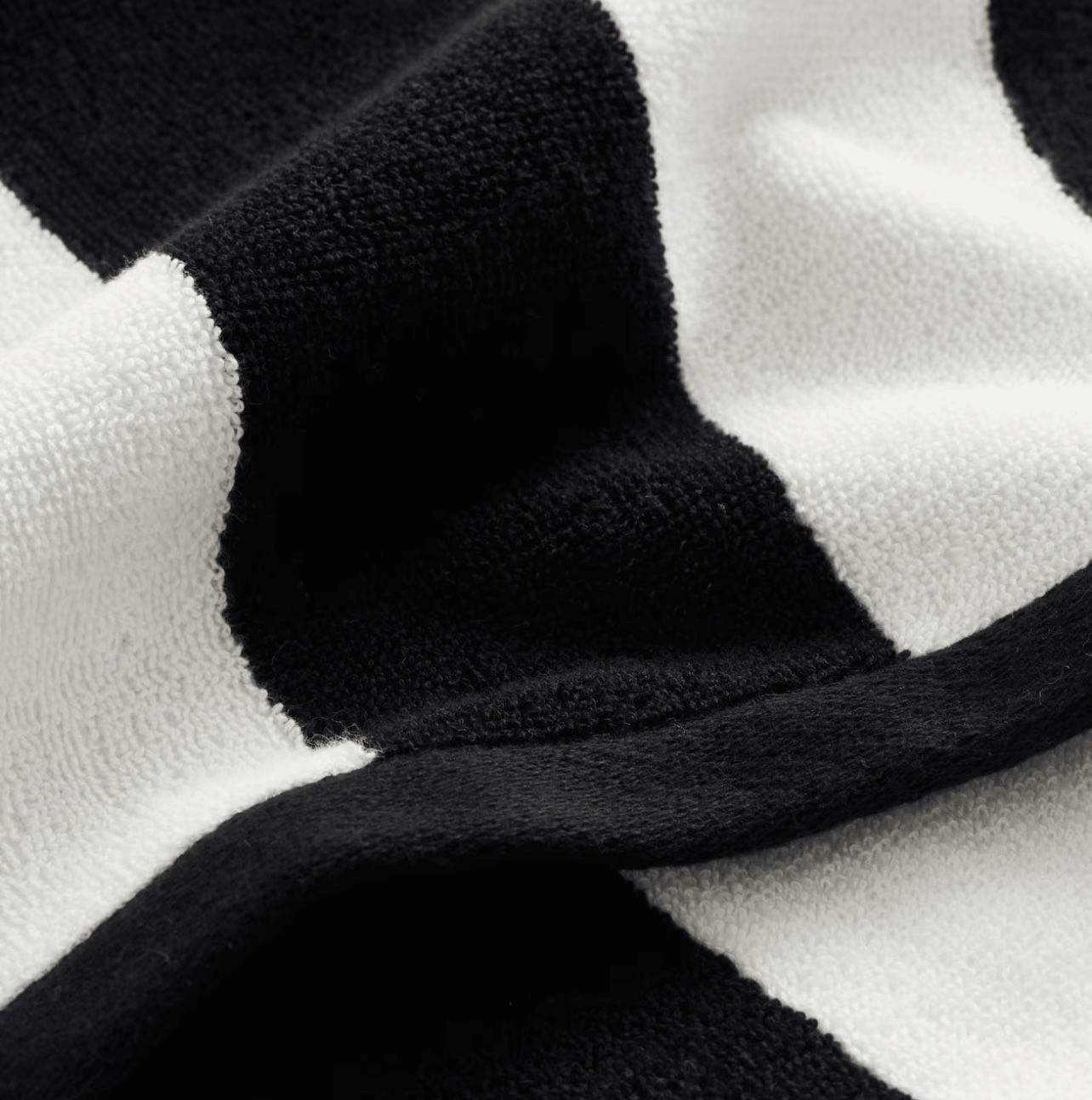 Serviette à rayures