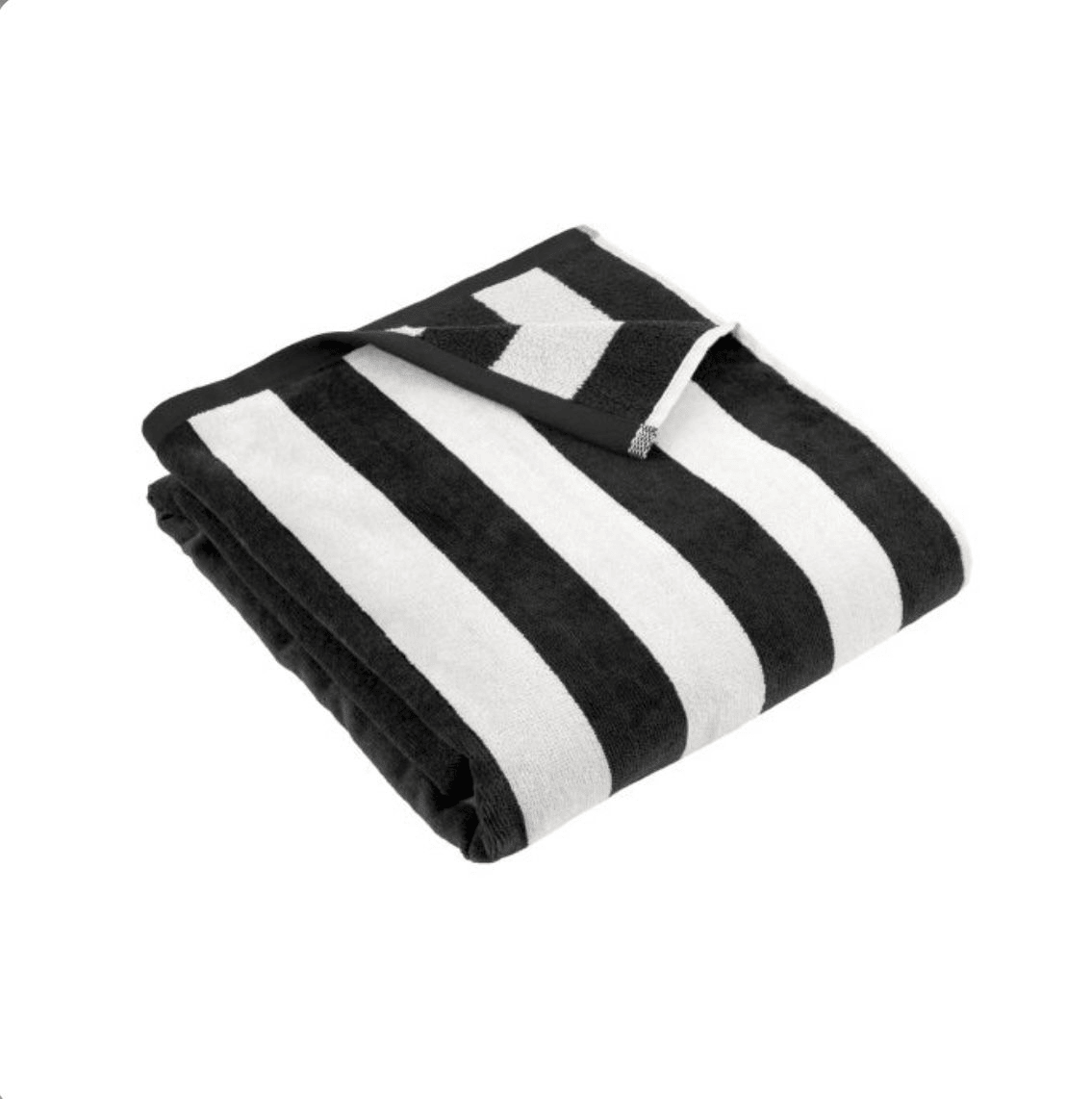 Serviette à rayures