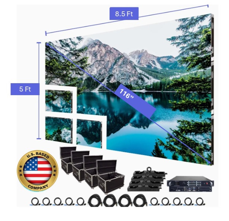 INDOOR LED SCREEN 116"