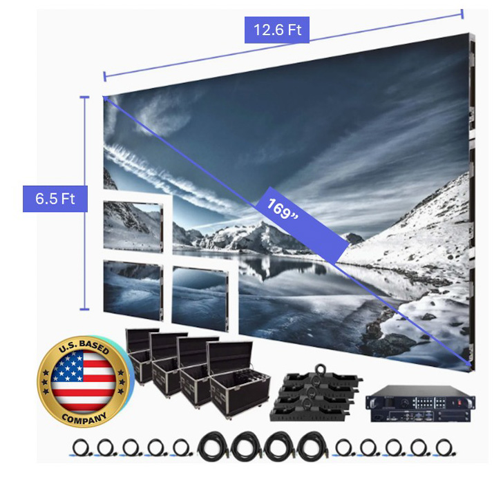 INDOOR LED SCREEN 169"